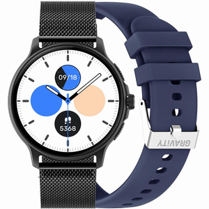 SMARTWATCH UNISEX GRAVITY GT12-2 - BLUETOOTH CONNECTIONS, ADDITIONAL PASSAGE (sg035b)