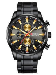 CURREN MEN'S WATCH 8351 (zc022c) CHRONOGRAPH +BOX