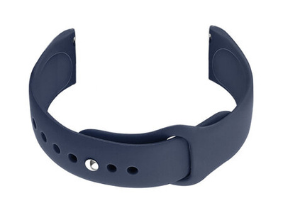 U21 20mm rubber watch strap - gray-blue