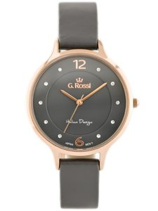 WOMEN'S WATCH G. ROSSI - 10411A-1B3 ON PASK (zg714d) + BOX