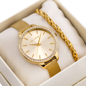 PAUL LORENS WOMEN'S PRESENT SET - Watch + bracelet - (zg545e)