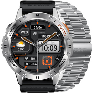 GRAVITY GT22-2 MEN'S SMARTWATCH - AMOLED, ADDITIONAL BELT (sg030b)