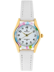 PERFECT LP223-05 COMMUNION CHILD'S WATCH - white/color + BOX