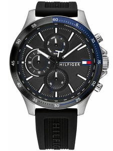 TOMMY HILFIGER MEN'S WATCH 1791724 BANK (zf023d)